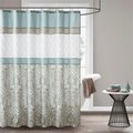 510 Design 510 Design 5DS70-0094 72 x 72 in. Printed & Embroidered Shower Curtain - Blue 5DS70-0094